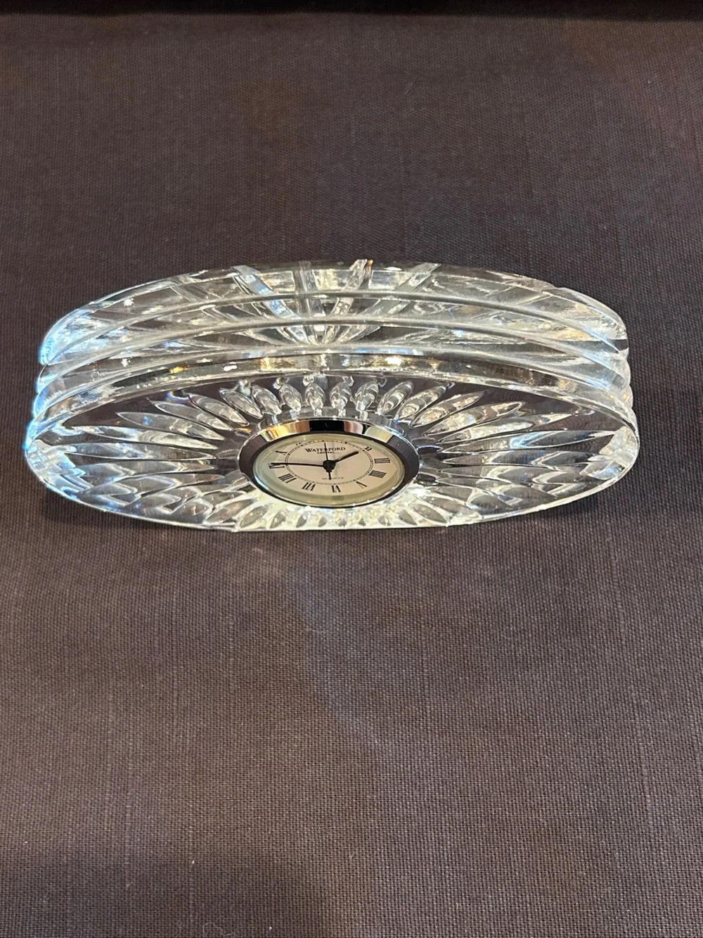 Waterford Crystal Sunburst Clock